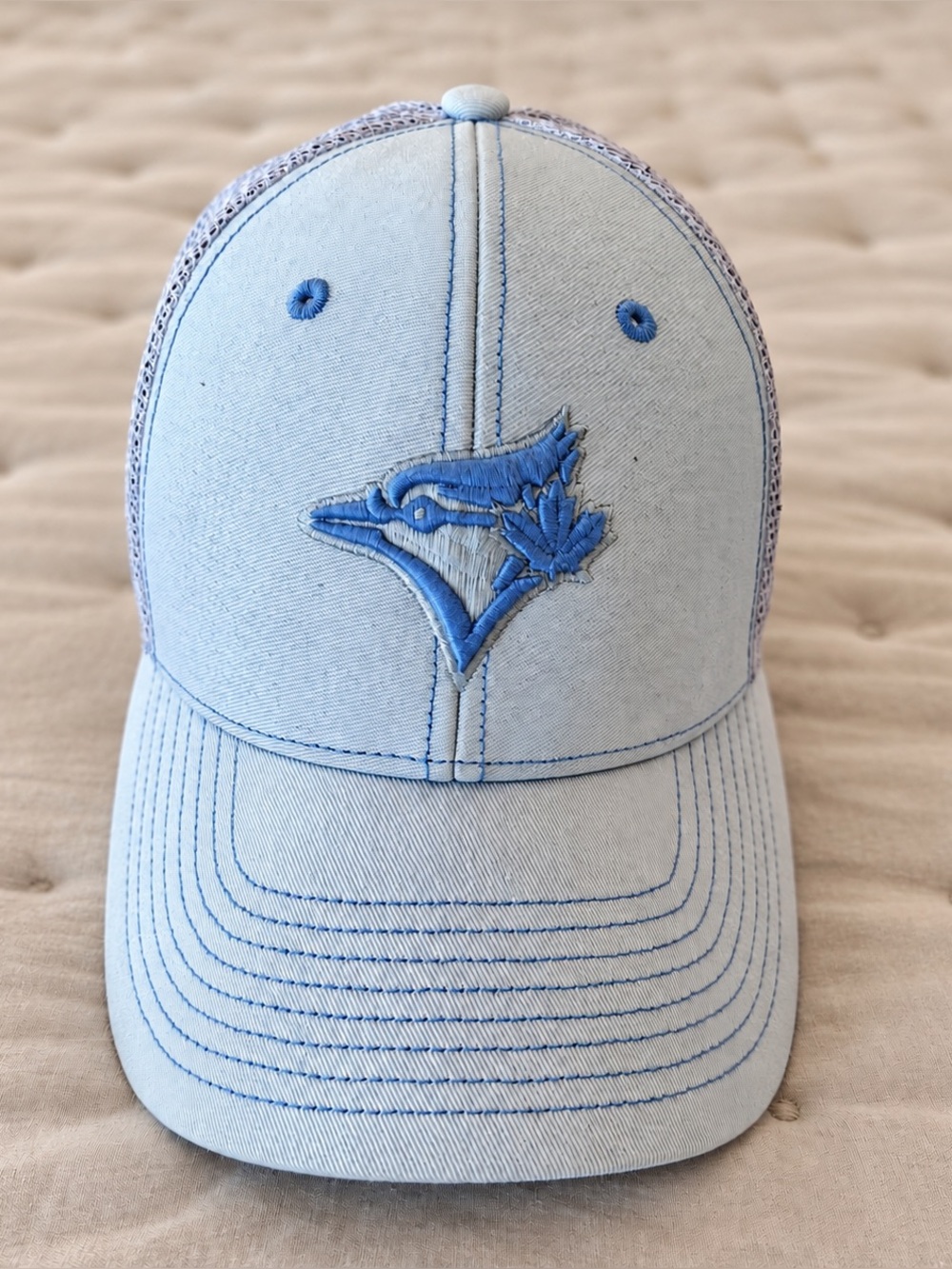 Toronto blue jays cap hat Genuine Merchandise Light with Blue Embroidered Logo